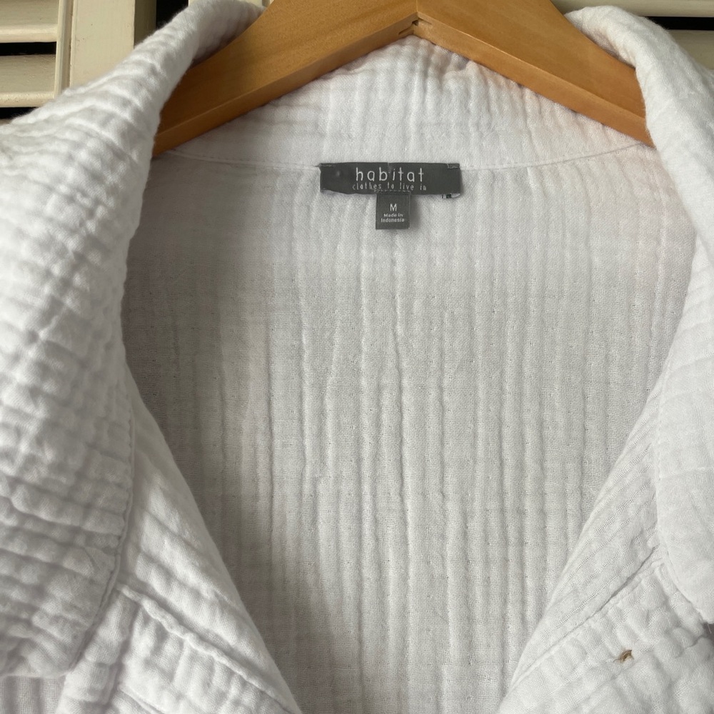 Habitat White Cotton Jacket - Picture 5 of 7